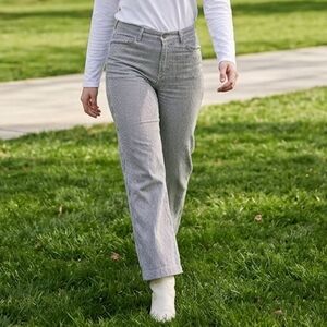 Chicos Striped Jeans Size 8/1.5